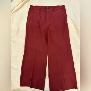 Banana Republic Burgundy Women's Wide Leg Trousers size 16